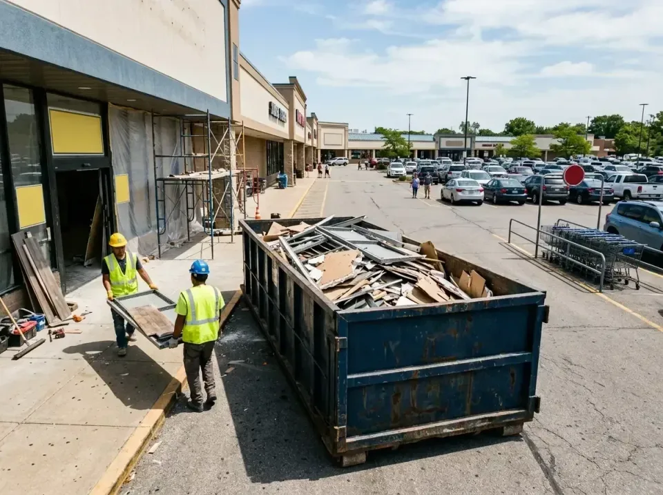 retail-store-renovation-debris-003 — frequently asked questions, Roll-off Dumpster Rentals in Carterville, IL